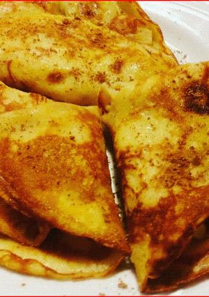 Una foto de Pannkakor ( crêpres estilo sueco ...riquísimos!!! )