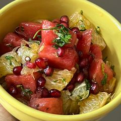 A picture of Watermelon 🍉 Citrus 🍊🍋‍🟩 Salad.