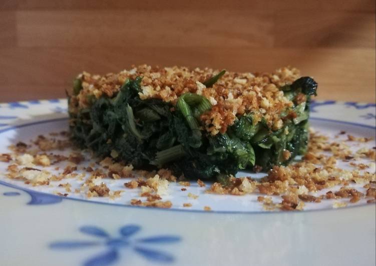 Finocchietti selvatici con pangrattato croccante 🥖