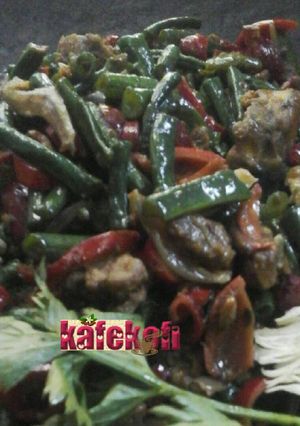 Foto resep Tumis Kacang Panjang-Kulit Tangkil