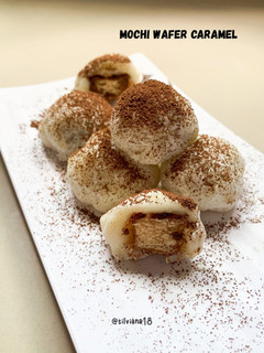 Foto resep Mochi Wafer Caramel tanpa Tepung Ketan
