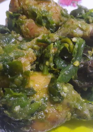 Foto resep Ayam Cabe hijau