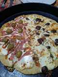 Menú fácil - pizza con provolone y algo más