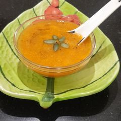 A picture of Carrot - Ginger Soup.