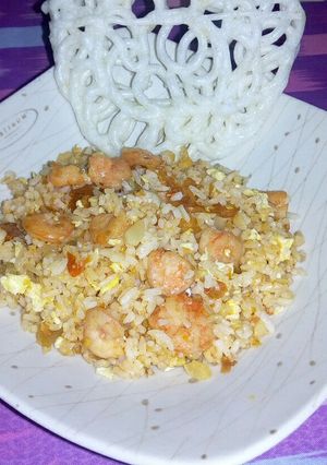 Foto resep Nasi goreng udang