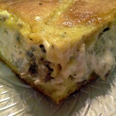 A picture of Breakfast sausage casserole.