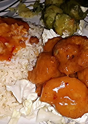 A picture of My style Shrimp Dynamite.