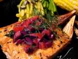 salmon dill steak