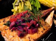 A picture of herb sauce