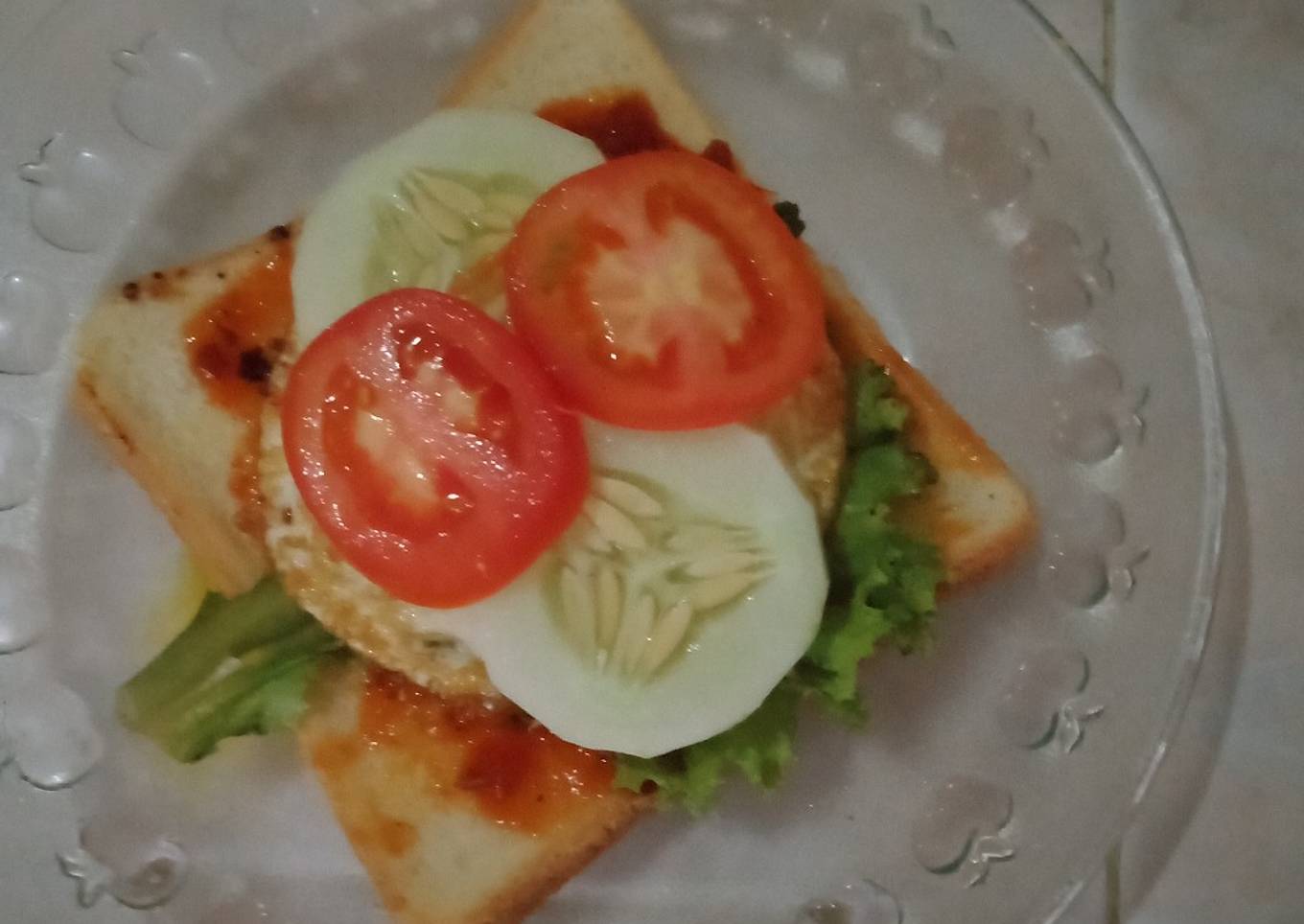 Sandwich isian kebab