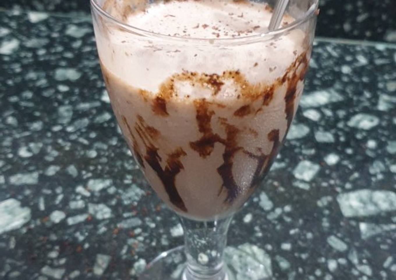 Chocolate milk shake
