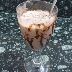 Chocolate milk shake A picture of Chocolate milk shake.