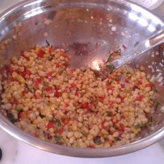 A picture of Corn summer salad.