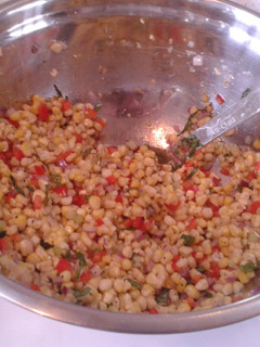 A picture of Corn summer salad.