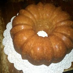 A picture of banana pound cake.