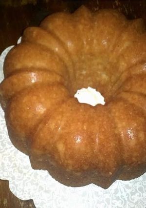 A picture of banana pound cake.
