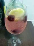 Gin tônica de frutas vermelhas e limão