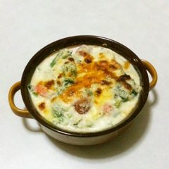 A picture of Vegetables au Gratin with Okara Béchamel Sauce.