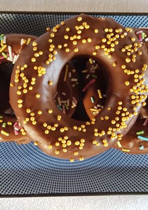 Csokis donut recept fotója