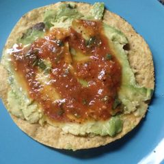 A picture of Snack time tostada.