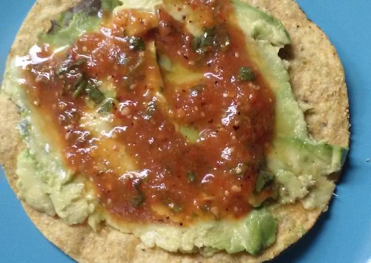 Recipe of Tasty Snack time tostada