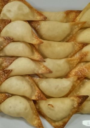 A picture of Chicken Rangoon.