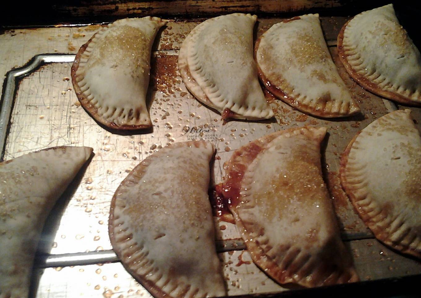 apple and chocolate empanadas