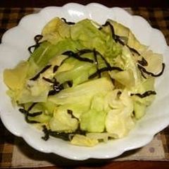 A picture of 5 Minute Cabbage Tossed with Shio-Kombu.