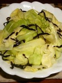A picture of 5 Minute Cabbage Tossed with Shio-Kombu.