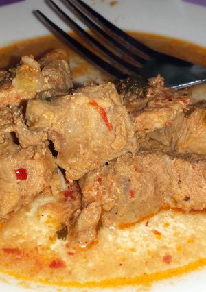 A picture of Garlic Pork.