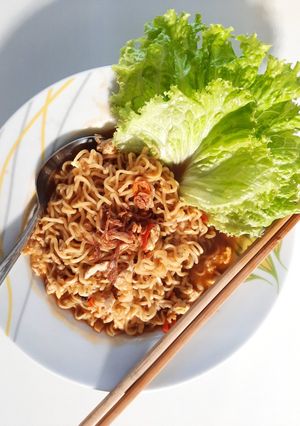 Foto resep Indomie goreng nyemek pedassss