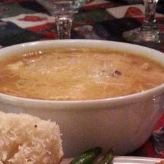 A picture of Vegetarian Pasta E Fagioli Soup.