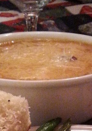 A picture of Vegetarian Pasta E Fagioli Soup.