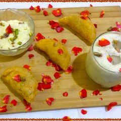 Holi sweet platter A picture of Holi sweet platter.
