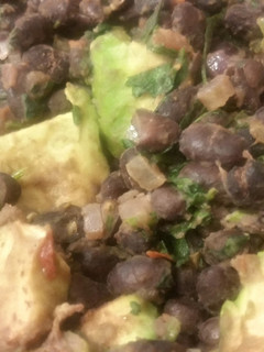 A picture of Guacamole Black Beans.