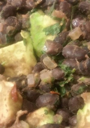 A picture of Guacamole Black Beans.
