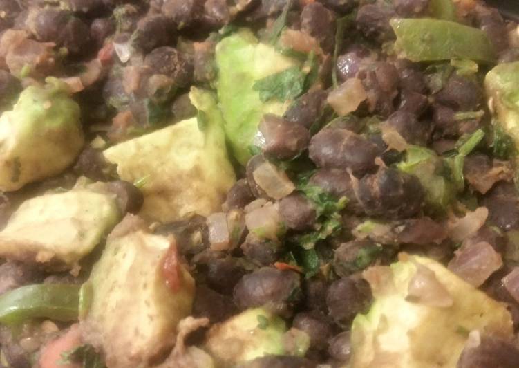 Simple Way to Prepare Appetizing Guacamole Black Beans
