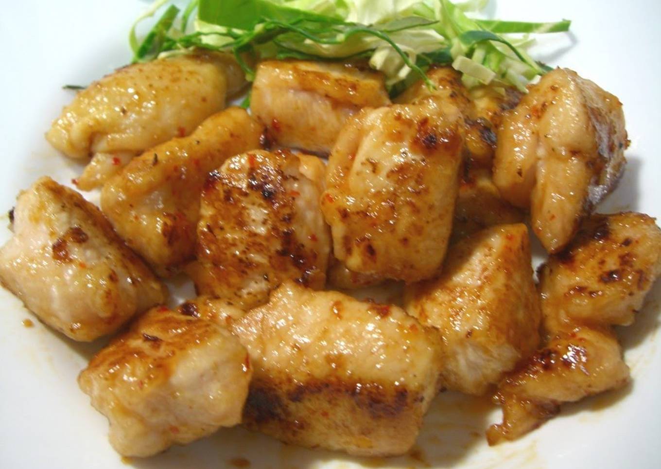 Chicken Breast Teriyaki in Chili-Mayonnaise Ponzu