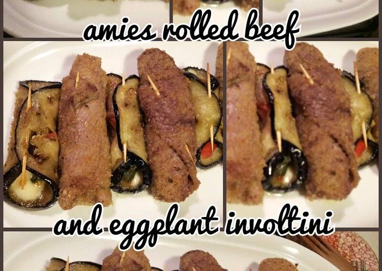 Recipe of Speedy AMIEs Rolled Beef with Eggplant Involtini