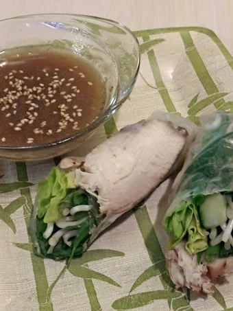 Easy Ways Make|Recipe} Mandarin Chicken Spring Rolls the Delicious