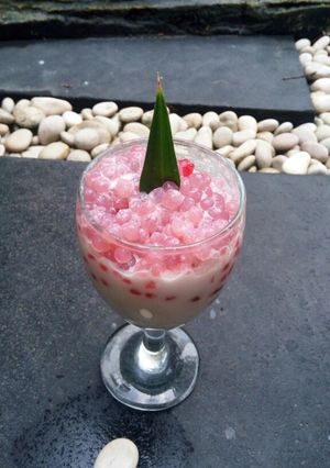Foto resep Bubur mutiara (tips merebus irit gas)