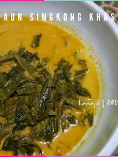 Foto resep Sayur daun singkong khas minang