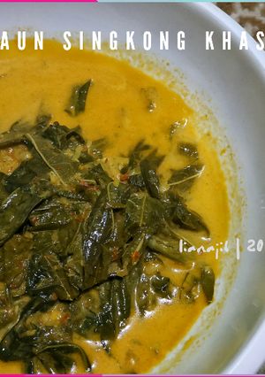 Foto resep Sayur daun singkong khas minang