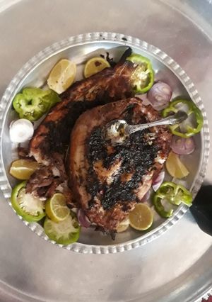 عکسی از دستور ماهی شکم پر 😊