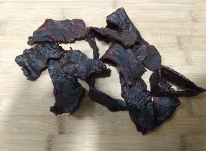 A picture of Texas Smokehouse Beef Jerky.