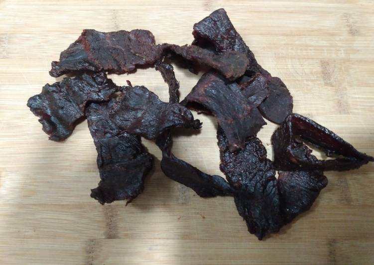 Recipe of Delicious Texas Smokehouse Beef Jerky