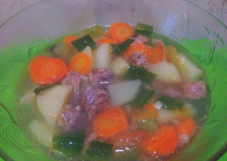 Resep Sop daging kentang &amp; wortel, Bisa Manjain Lidah