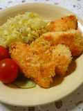 Seasoned Pan-Fried Salmon with Panko