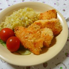 A picture of Seasoned Pan-Fried Salmon with Panko.