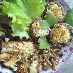 A picture of Baked mushroom.